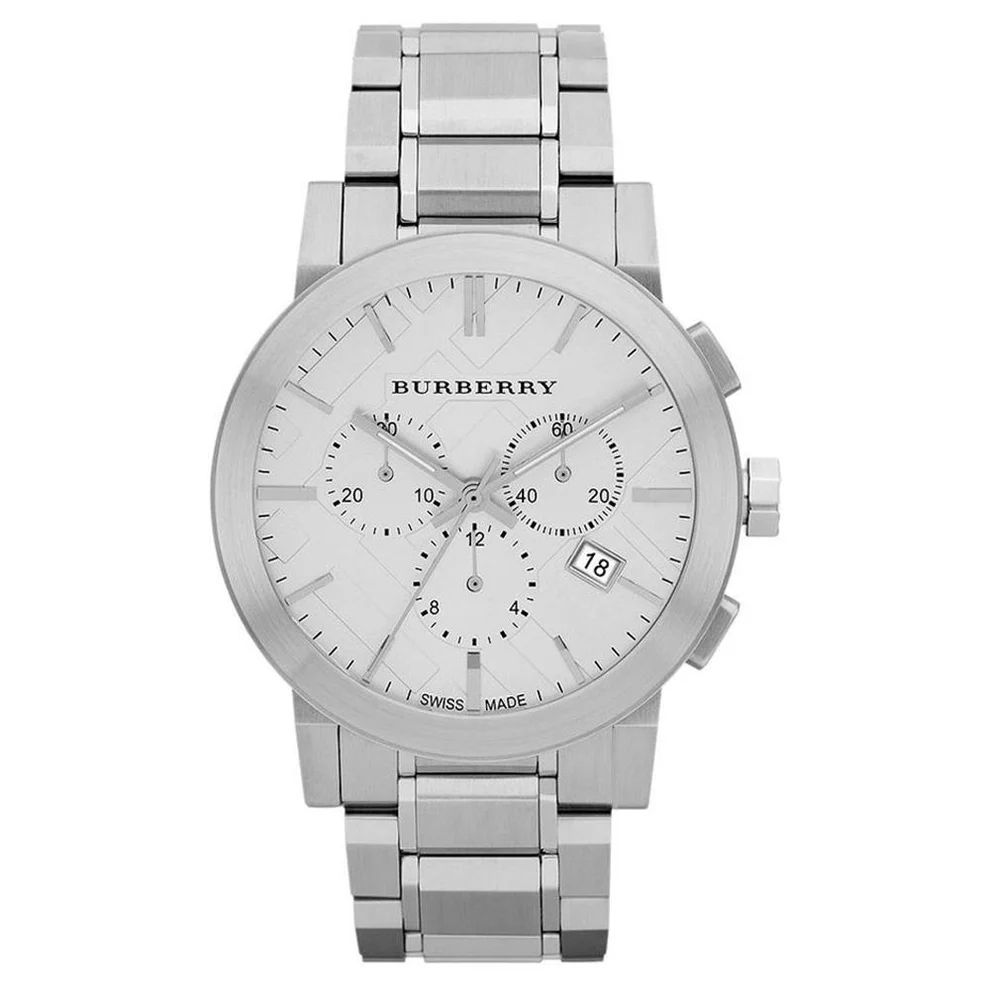 Watchhome - Burberry BU9350 Large Check Stainless Steel Bracelet Men's Watch Watchhome - Burberry BU9350 Large Check Stainless Steel Bracelet Men's Watch